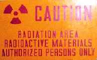 caution radiation area radioactive materials authorized persons only