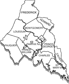 DC area map