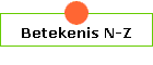 Betekenis N-Z