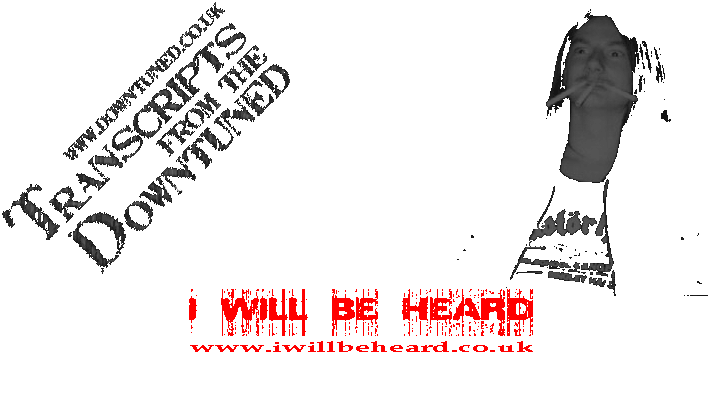 Click to be TRANSFERRED to www.iwillbeheard.co.uk