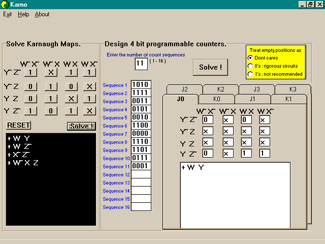 Screenshot of the Windows software