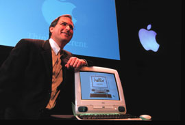 Steve Jobs introduces the iMac