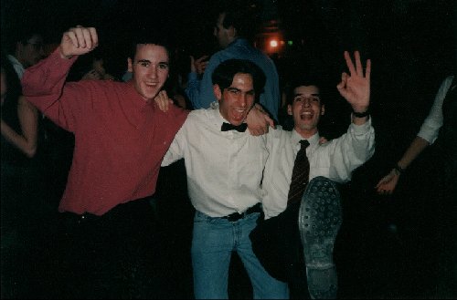 Noche Vieja, 1996.  Bailando algo, pero no se el qu!!!