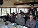 Flagstaff House: Allen Gordon, David Birks, David Broberg, Mark Meyer & Dick Green (standing) Christmas 1999