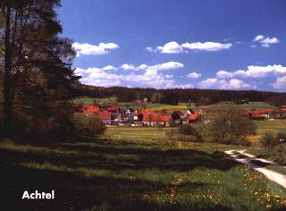 Ortsansicht von Achtel