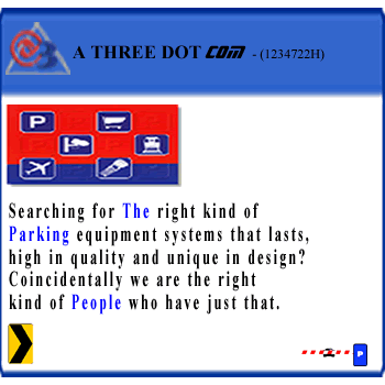 A THREE DOT COM The Parking People Banner