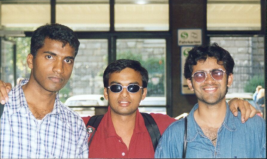 with my friends biju and sagar in Berlin