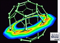 Image of a Bucky Ball or buckminsterfullerene, a C60 molecule