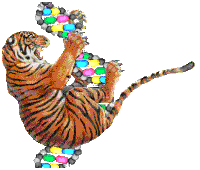 Tiger wrestling with DNA Image for TIGR