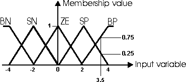 Picture 1. Belonging function