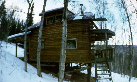 Side view of my cabin.