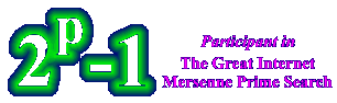 Link to The Great Internet Mersenne Prime Search home page