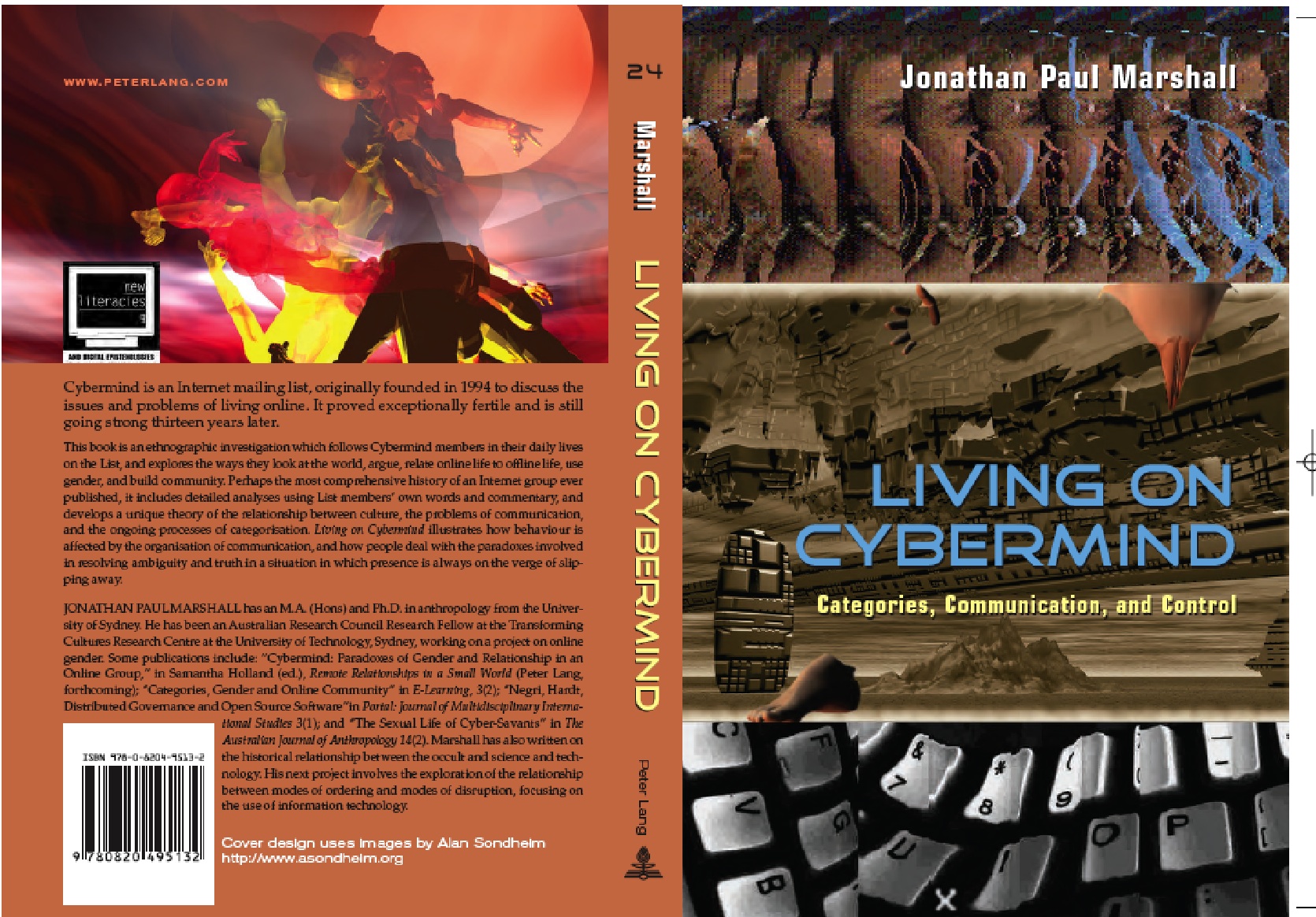 cover of living on cybermind