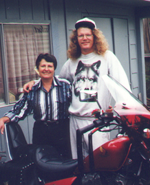 Mom, Mom's bike, and ken_i_m