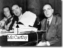 Joseph McCarthy and Roy Marcus Cohn