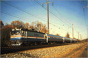 A Metroliner in full stride