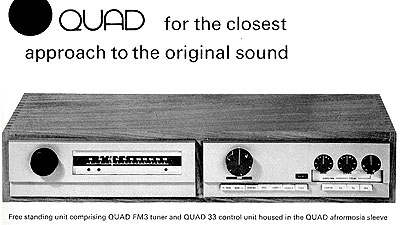 Quad FM3/33 advert