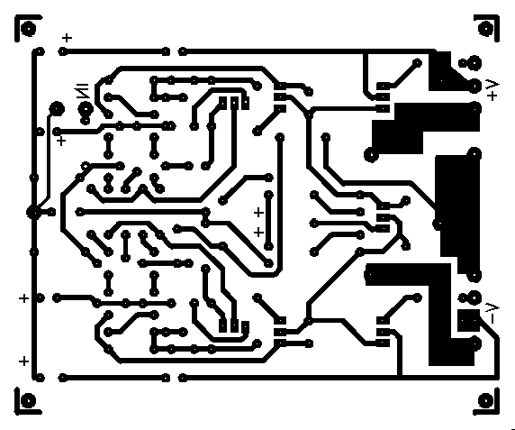 50W amplifier PCB