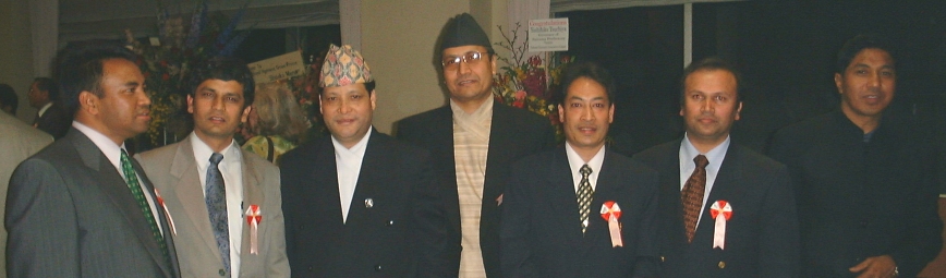 NGS Founding Member Dr. Pokharel stands 2nd From right