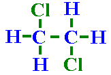 Dicloroetano en posicin anti
