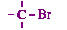 Enlace sencillo carbono - bromo