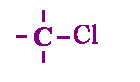 Enlace sencillo carbono - cloro