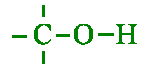 Grupo funcional de la familia de los alcoholes