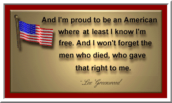 Proud to be an American