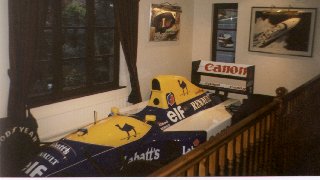 Nigel Mansell's winning Williams F1 race car