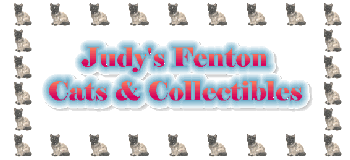 Judy's Fenton Cats and Collectibles