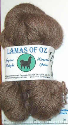 Llama yarn - rose grey