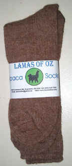 Alpaca socks - casual - brown