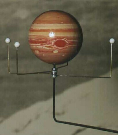 Detail of Jupiter from the Rettig Orrery