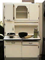 Hoosier Cabinet, white