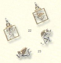 The Angel and Devil Pendants and Earrings Collection