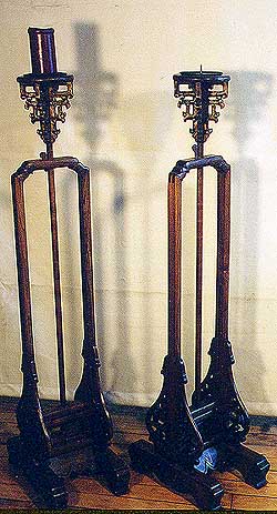 see detail of candle holders