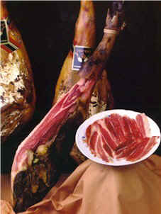 Iberian ham of acorn origin denomination, extra, boned, of recebo, of fodder, of cellar natural cure