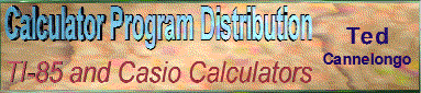 Calculator Program Distribution