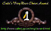 Calle's Very Best Choice Award