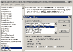 Screenshot of the Type Library Viewer application