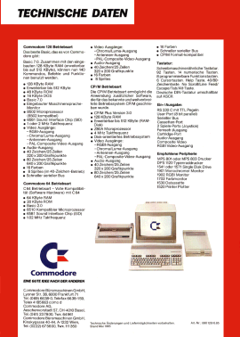 C128-Prospekt, Rckseite