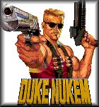 Duke Nukem, first person shooter.