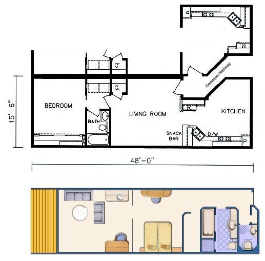 Small Condo Floorplans