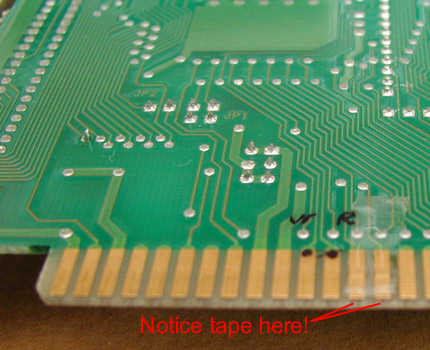 Placing transparent tape on the ST-02 to disable the IOR and IOW signals.