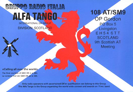 Qsl from Scotland