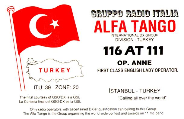 Qsl from Turkey