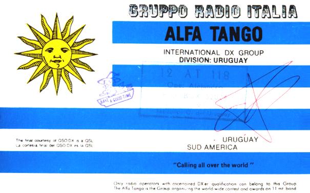 Qsl from Uruguay