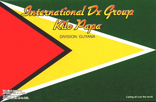 Qsl from Guyana