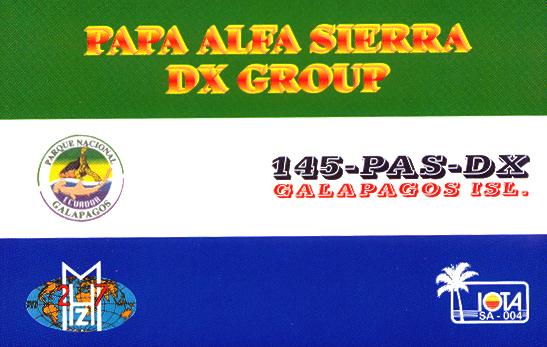 Qsl from Galapagos Island