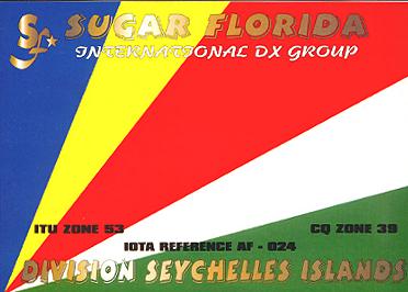 Qsl from Seychelles Is